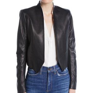 Alice and Olivia Black Leather Jacket - small